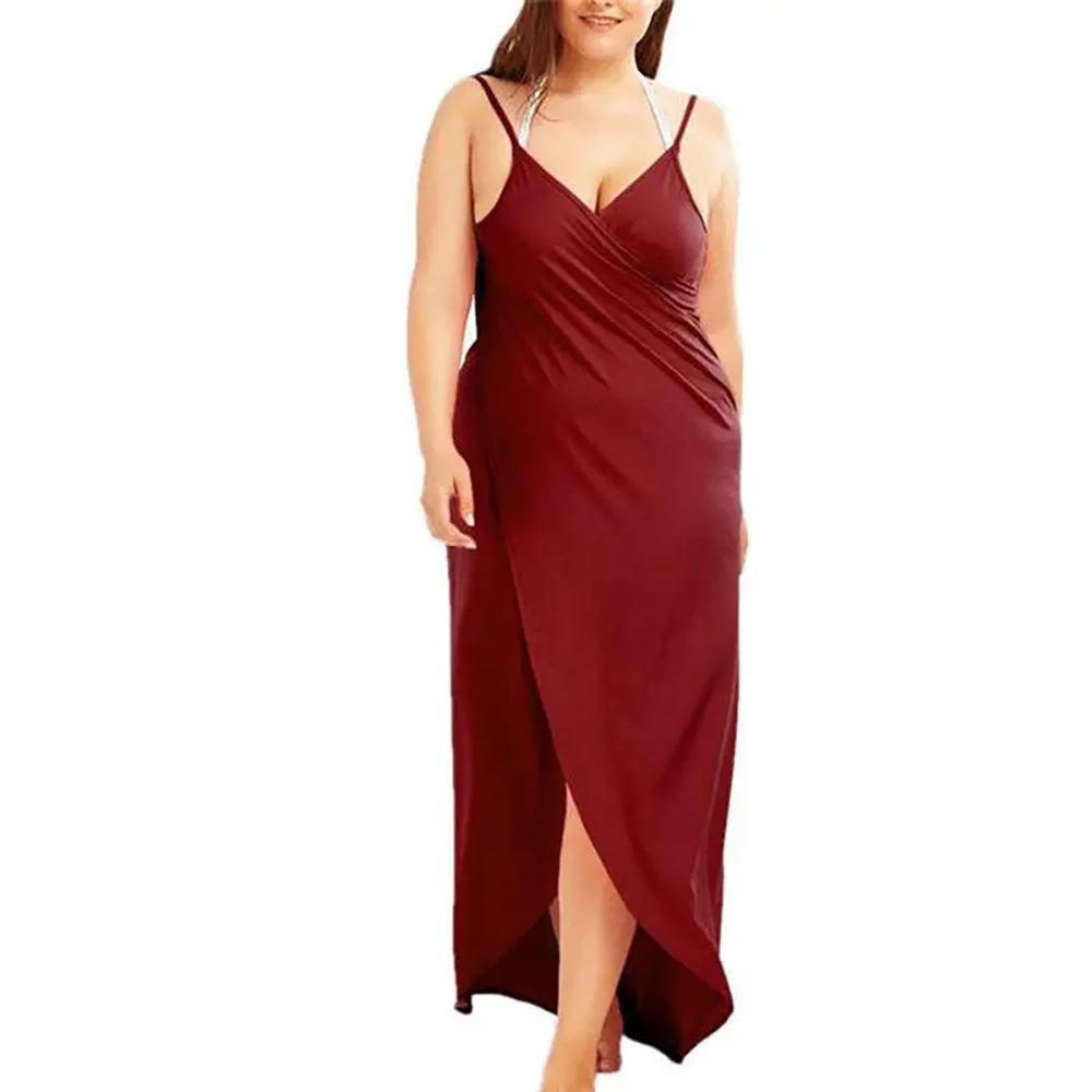 Robe de plage paréo élégante dos nu